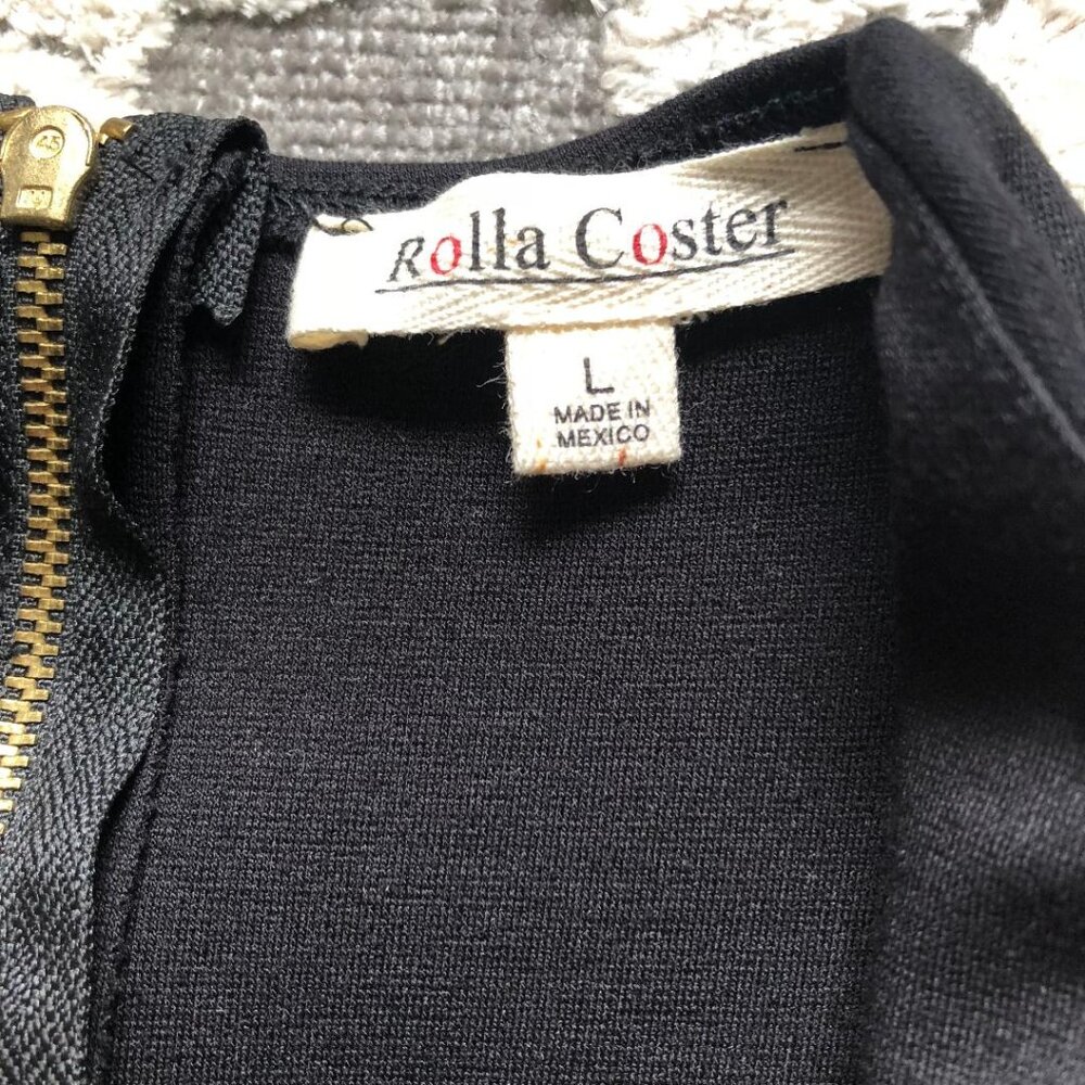 NWT (New With Tag), Rolla Coster, Black, sleeveless, sheath dress, Size Large - Picture 4 of 7